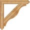 Ekena Millwork Funston Arts & Crafts Rough Sawn Bracket, Western Red Cedar, 6"W x 48"D x 48"H BKT06X48X48FST03RWR - alternate 3